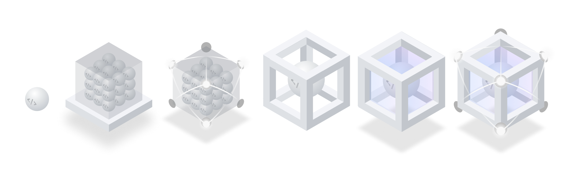 Kubernetes illustration digital concepts