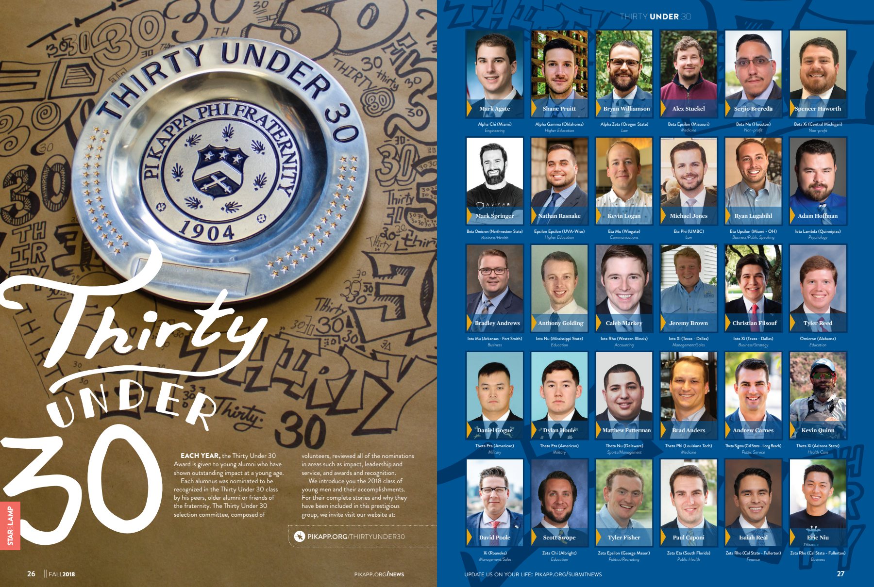 Thirty Under 30 feature